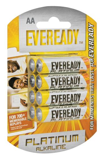 Battery AA LR6 EVEREADY Platnimun alkaline 8 pack