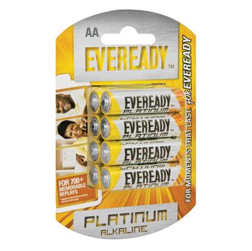 Battery AA LR6 EVEREADY Platnimun alkaline 8 pack