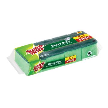 Scotch-Brite® Classic Scrub Sponge, 3+1 free/Pack - EN