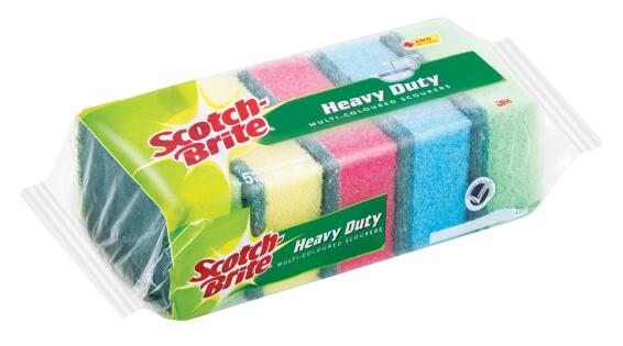 Foam Scourer SCOTCHBRITE multicolour scourers