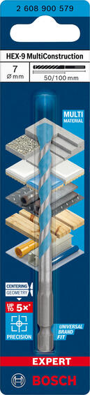 HEX-9 Multi Construction 7 x 50 x 100 mm
