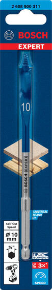 Hexagon Self Cut Speed spade bit 10 x 152 mm