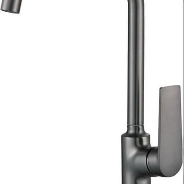 Meissen Kitchen Sink Mixer Tap Vita Graphite H37Cm Spout Reach 22Cm