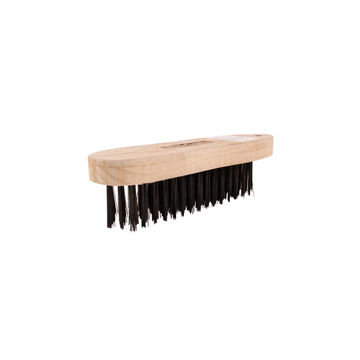 Wire hand block brush wood handle rect TORKCRAFT