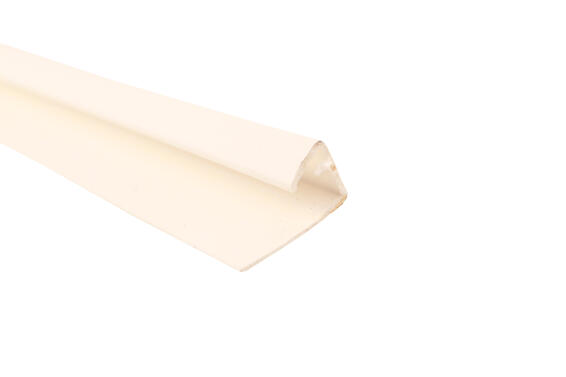 White PVC Edging Profile U shape for 8 to 10mm panel L2600mm