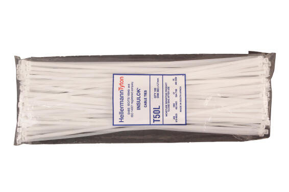 Cable tie HELLERMANNTYTON white 392mm x 4.7mm x 50