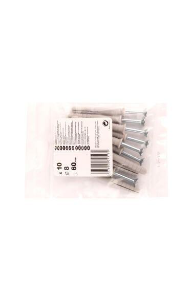SPE HAMMER-IN POZI SCREW ZP 3.8X63 10P
