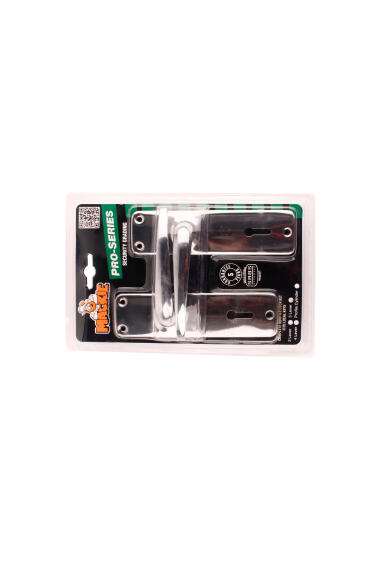 Mortice lockset pro-series chrome plated 3-lever mackie