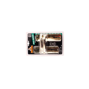 Mortice lockset pro-series brass plated 3-lever mackie
