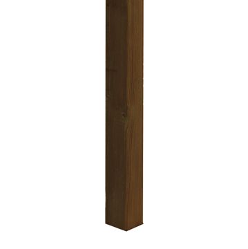 Post Wooden Brown 90 mm X 90 mm X 1800 mm