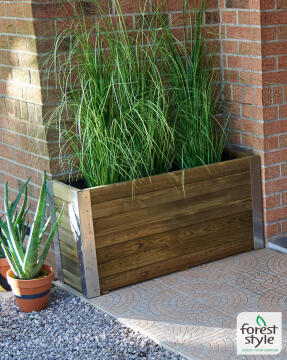 Planter, Flower Planter Wood, FOREST STYLE, 1000x300x500mm