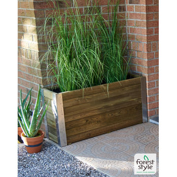 Planter, Flower Planter Wood, FOREST STYLE, 1000x300x500mm