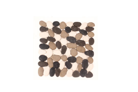 Mosaic Resin Black River Pebble 300x300mm