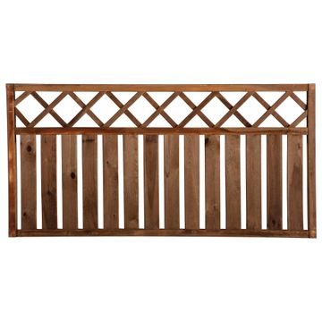 Garden fence wooden rodeo brown 90cm x 180cm