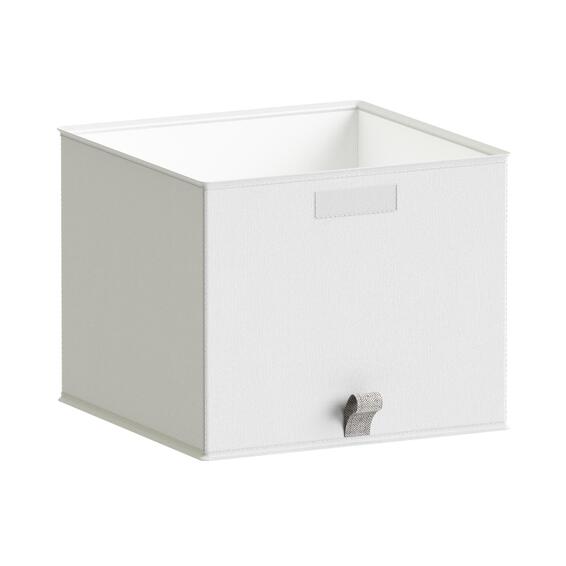 Spaceo open storage box white 36x35x25