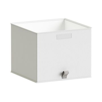 Spaceo open storage box white 36x35x25