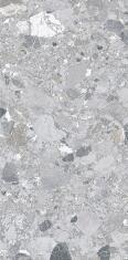 Floor tile porcelain terazzo grey 600x1200mm