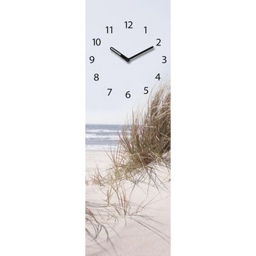 GLASS CLOCK SEA OF DUNES 20X60