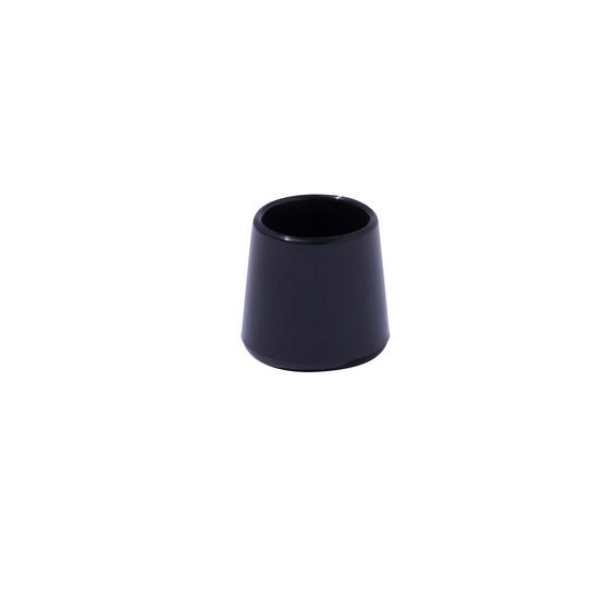 STANDERS D12MM PLASTIC CUP BLACK 8PCS