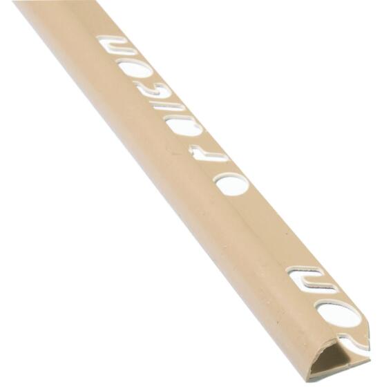Round Edge PVC Light Brown 12mm (2.4m)