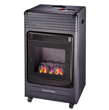 Russell Hobbs 3 Panel Gas Heater Black 4.2kw