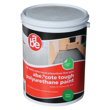 Floor paint ABE tough cote paint traffic green 5 litres