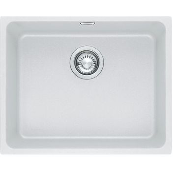 Franke Kitchen Sink Single Bowl Stone Composite Undermount Kbg110 50 White 540 X 440 X 200Mm