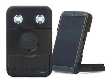 Solar Cellphone charger WAKA WAKA black with light
