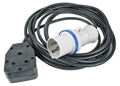 Extension cord janus caravan black 5m
