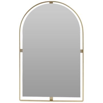 MIRROR WITH GOLD FRAME ARCH TOP 45X28MM