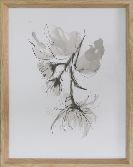 Framed print chrysanthemim