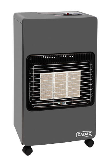 Cadac 3 Panel Gas Heater Charcoal 4.1KW