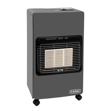 Cadac 3 Panel Gas Heater Charcoal 4.1KW
