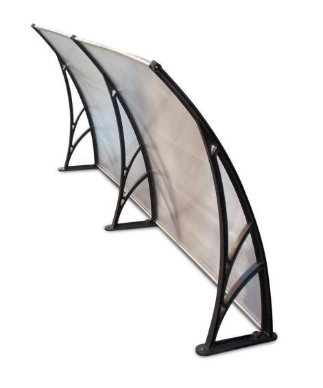 Awning multiwall clear W2000mm X D1000mm