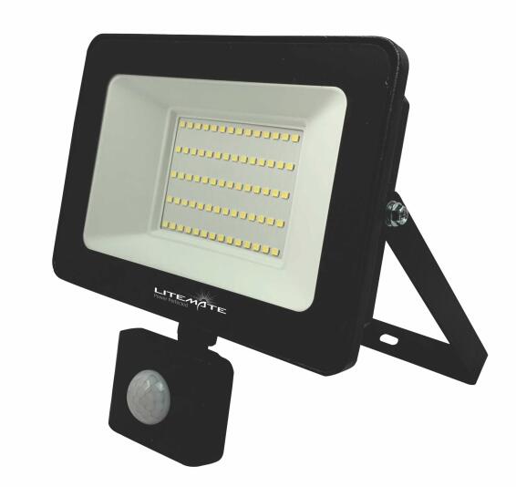 Litemate 50W LED Floodlight with Motion Sensor