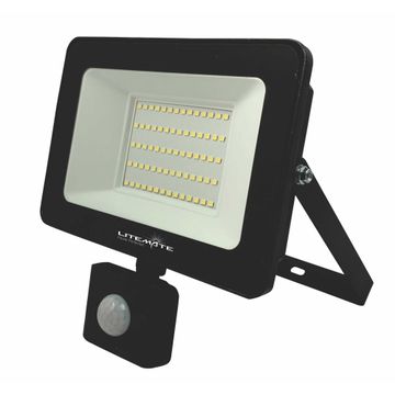 Litemate 50W LED Floodlight with Motion Sensor