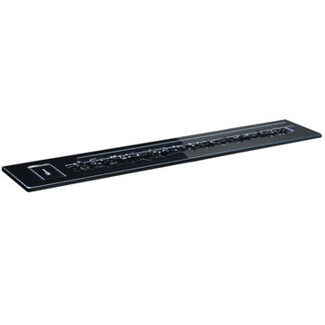 Gas Fireplace CHAD O CHEF 800  Flameline Black Mirror 12.2KW
