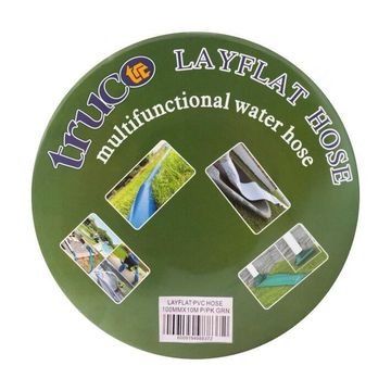 Hose Pipe Layflat TRUCO PVC Green 100mmx30m