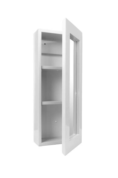 Bathroom Mirror Cabinet One Door Tall White W25CMXD25CMXH60.5CM