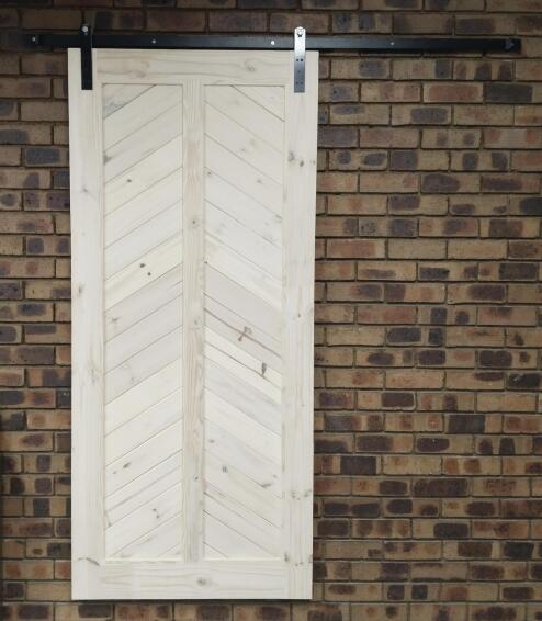 Pine Barn sliding door kit V-shape  W930mm x H2100mm