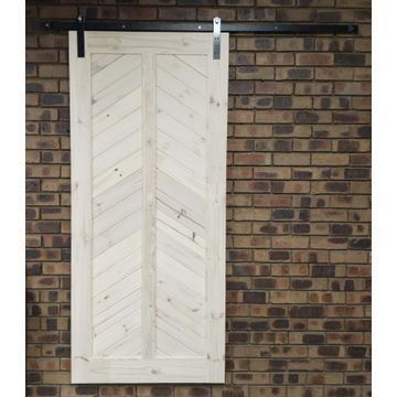 Pine Barn sliding door kit V-shape  W930mm x H2100mm