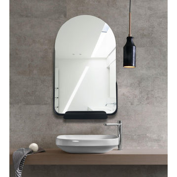 Trendy black vanity mirror w50cmxd8cmxh80cm