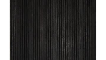 Wall Paneling Polymer SUPREME MOULDINGS wide slats Black T10mm x W163mm ...