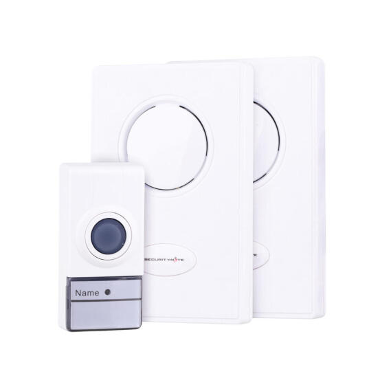 Securitymate Wireless Door Chime with 2 x Receivers 