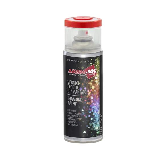 DIAMOND EFFECT SPRAY PAINT RED AMBRO SOL 400ML