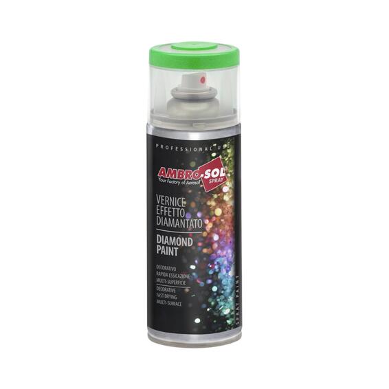 DIAMOND EFFECT SPRAY PAINT GREEN AMBRO SOL 400ML