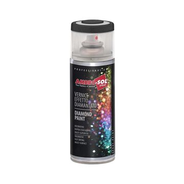 DIAMOND EFFECT SPRAY PAINT AMBRO SOL BLACK 400ML