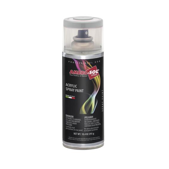 ACRYLIC ENAMEL SPRAY PAINT MULTIPURPOSE AMBRO SOL LIGHT GREY 
