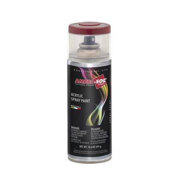 ACRYLIC ENAMEL SPRAY PAINT MULTIPURPOSE AMBRO SOL RUBIN RED  