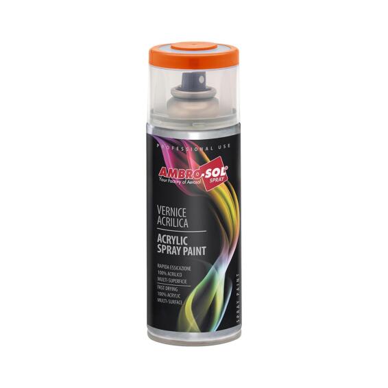 ACRYLIC ENAMEL SPRAY PAINT MULTIPURPOSE AMBRO SOL PURE ORANGE LEROY